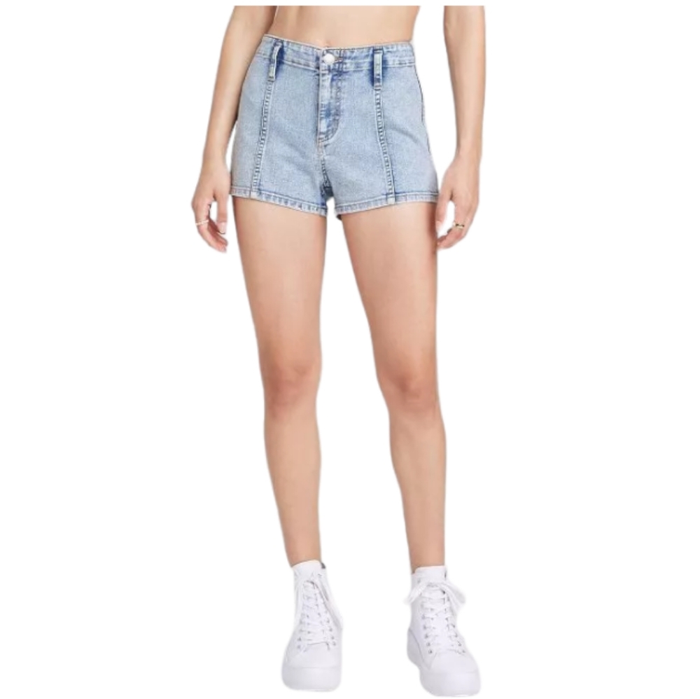 SUPER HIGH RISE SEAM SHORTS WOMEN SIZE 16